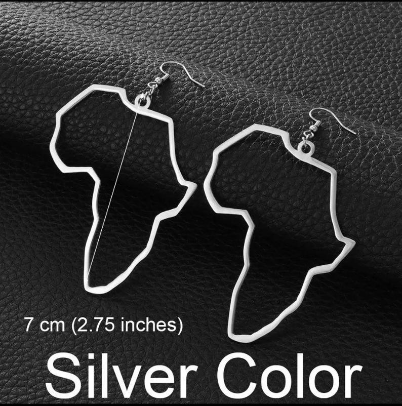Africa Map Earrings ⭐⭐⭐⭐⭐