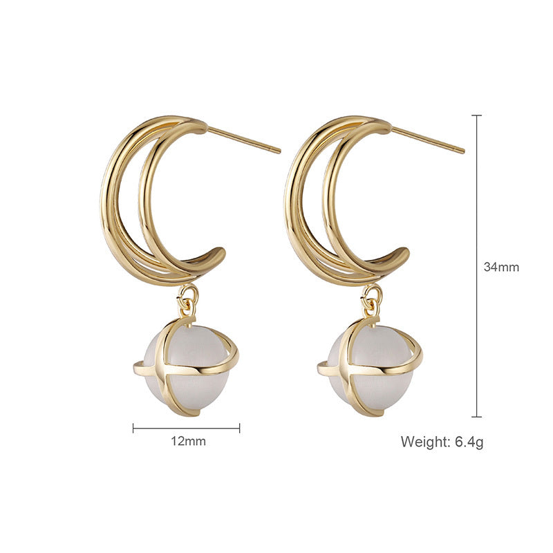 Crescent Moon Earrings ⭐⭐⭐⭐⭐