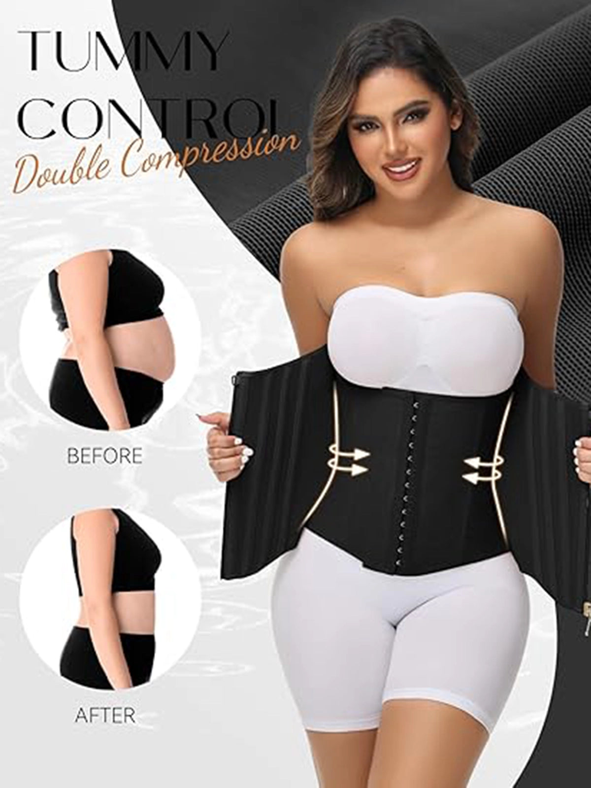 Women's Double Layer Pressure Waist And Abdomen Belt ⭐⭐⭐⭐⭐