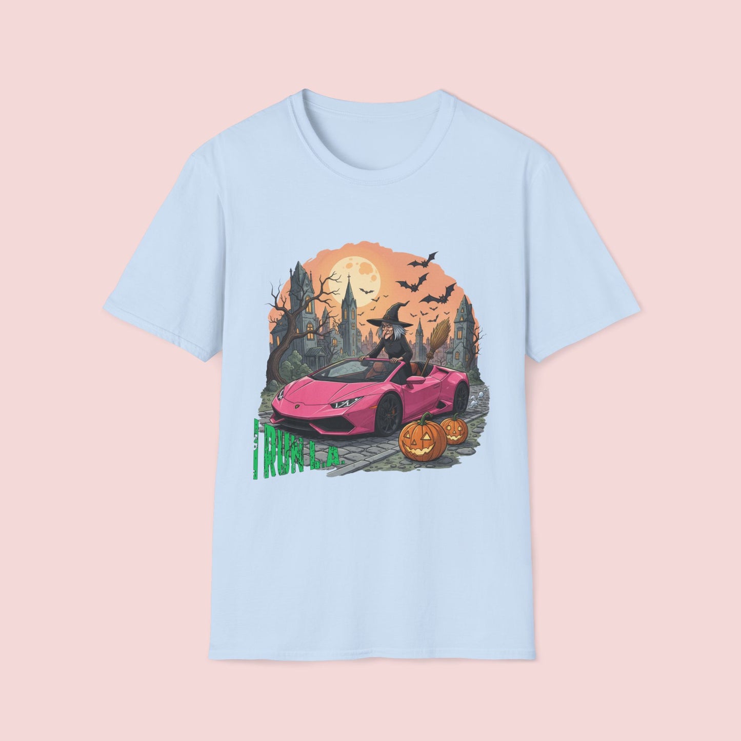 Running to L.A in Style – Halloween Unisex Tee 🌆🎃🖤