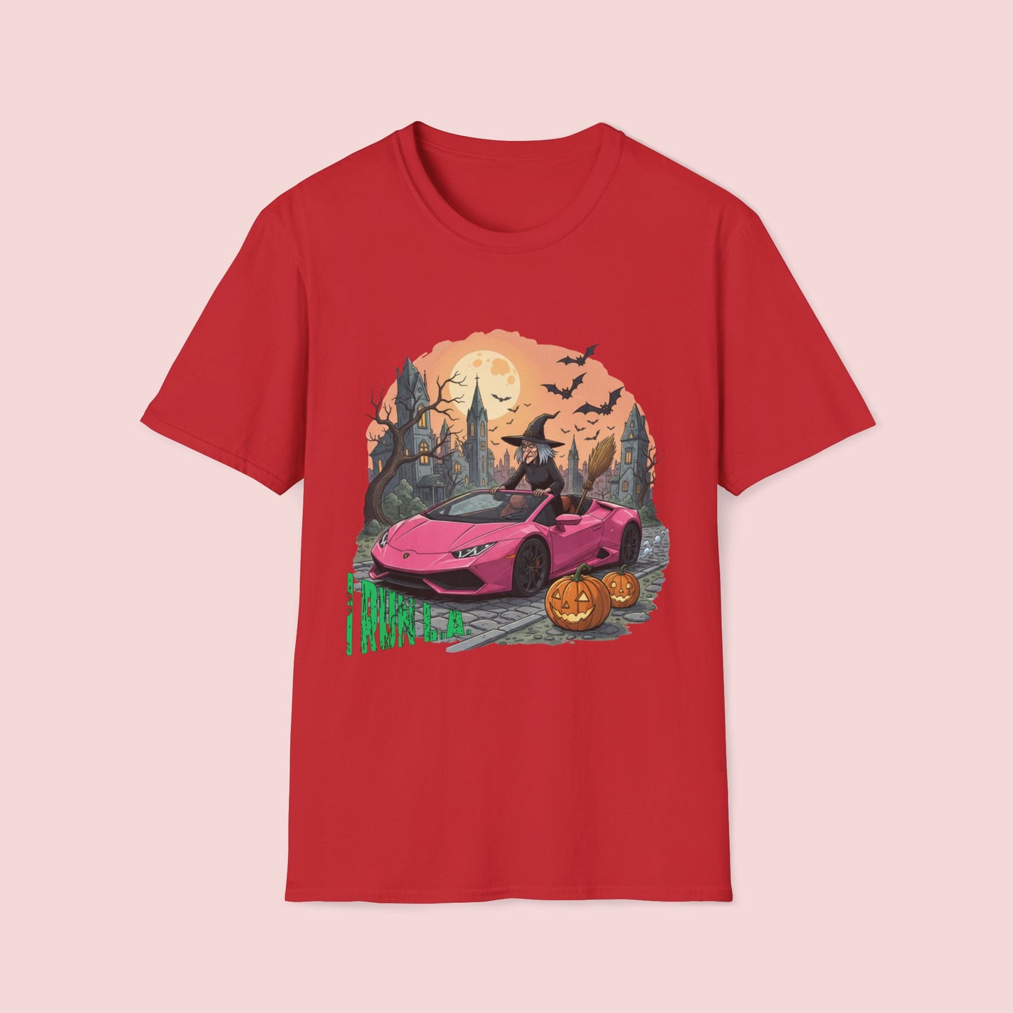Running to L.A in Style – Halloween Unisex Tee 🌆🎃🖤