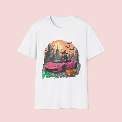Running to L.A in Style – Halloween Unisex Tee 🌆🎃🖤