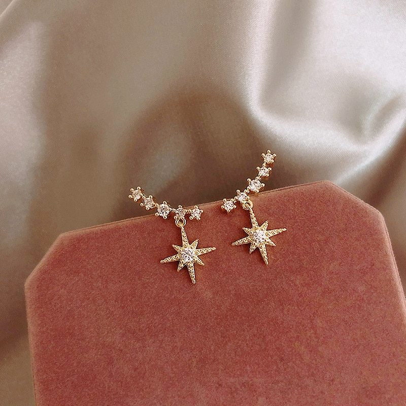 Sparkling Octagon Earrings ⭐⭐⭐⭐⭐
