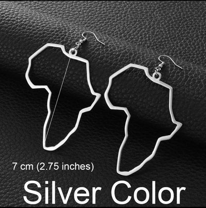 Africa Map Earrings ⭐⭐⭐⭐⭐