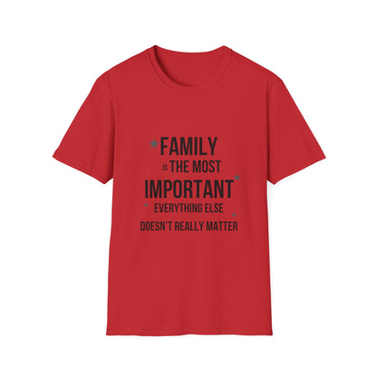 Unisex T-Shirt – For the Best Family Ever 👨‍👩‍👧‍👦❤️👕