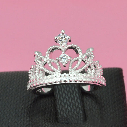 Crown Crystal Ring