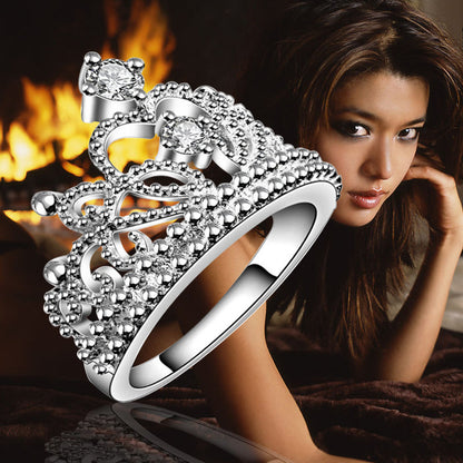 Crown Crystal Ring