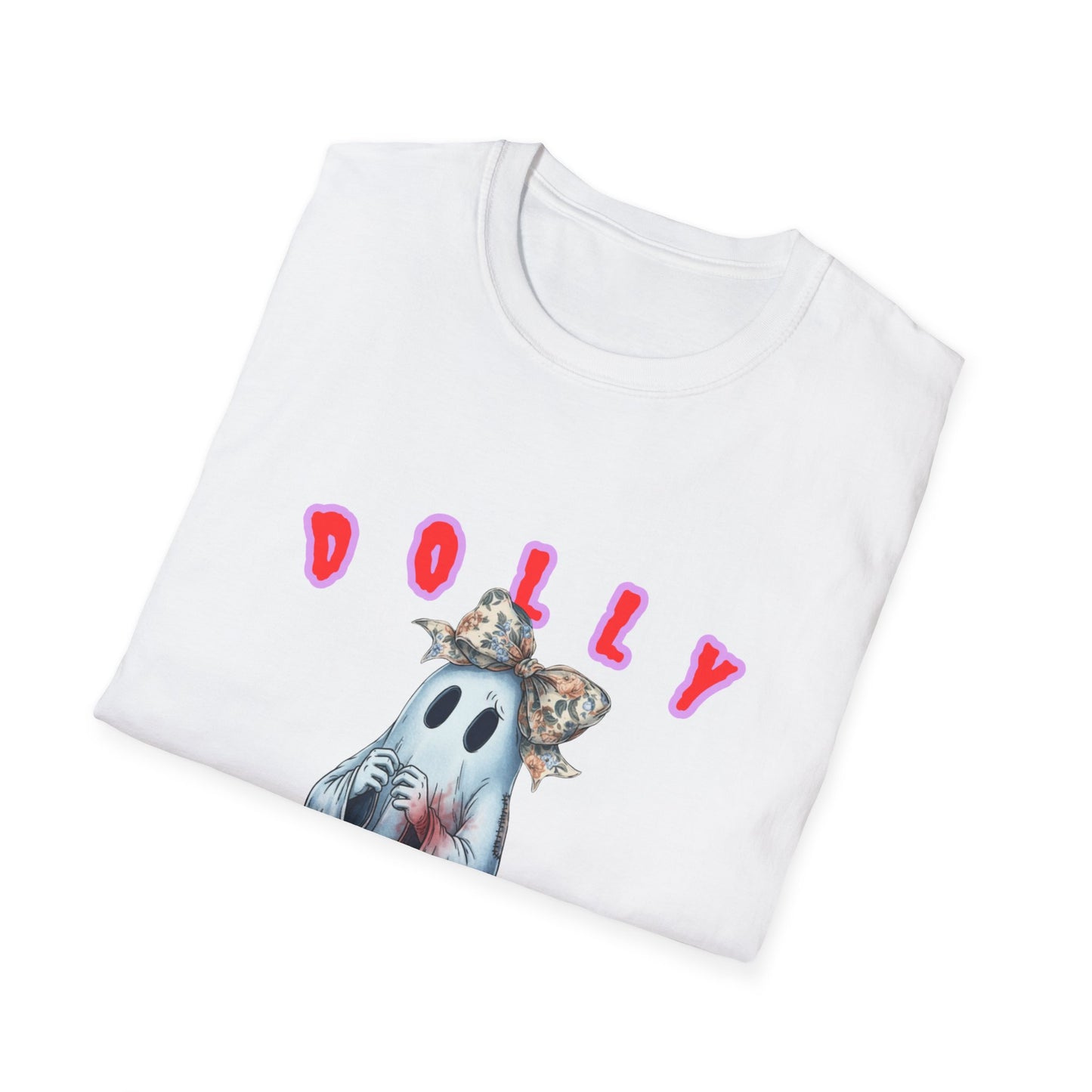 Dolly Ghost Unisex T-Shirt – Halloween Edition 👻🎃🖤