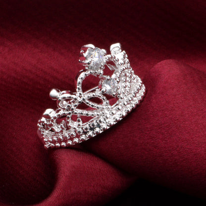 Crown Crystal Ring