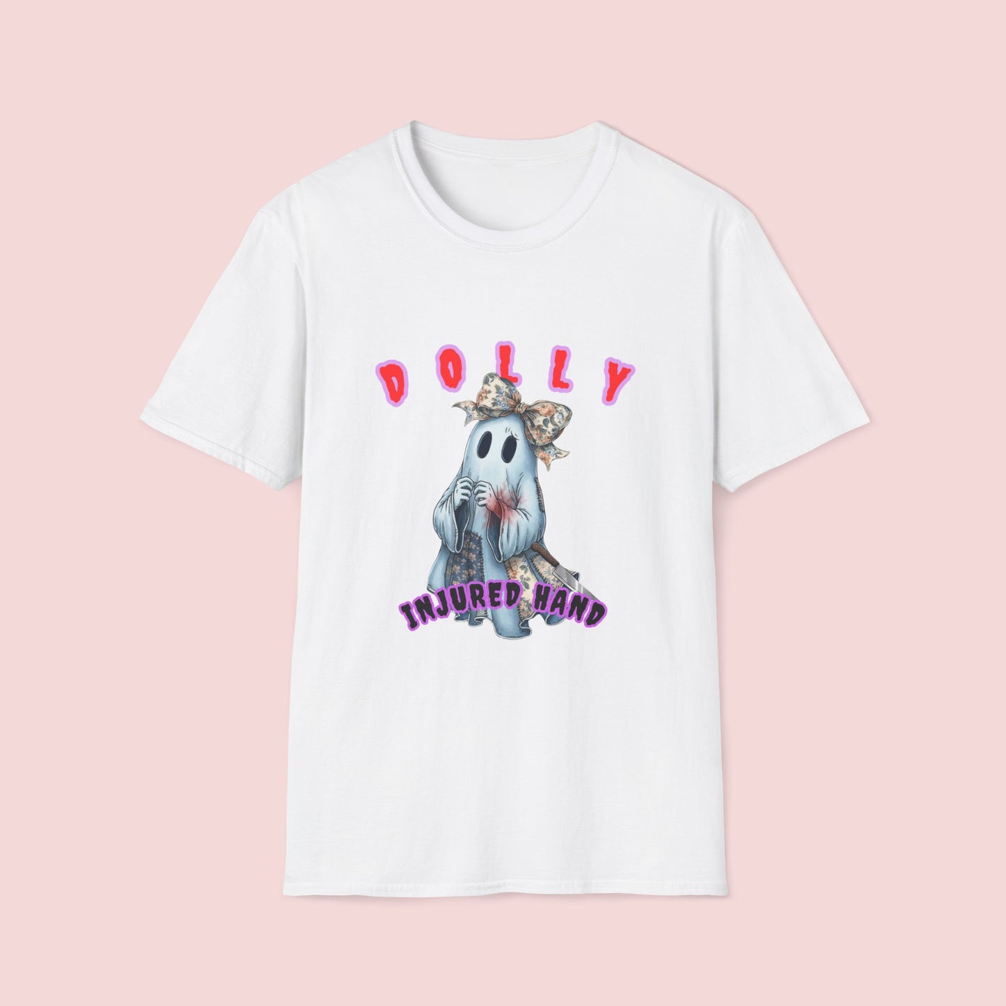 Dolly Ghost Unisex T-Shirt – Halloween Edition 👻🎃🖤