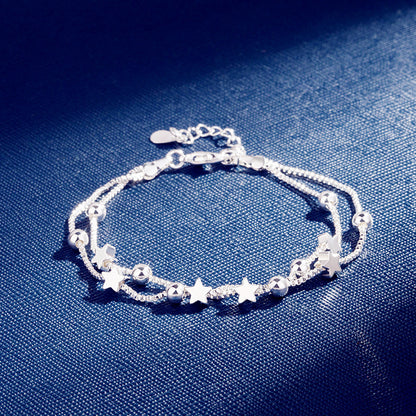 Silver Pentagram Bracelet