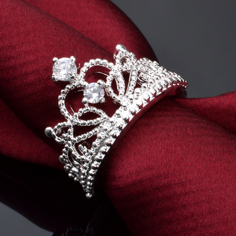Crown Crystal Ring