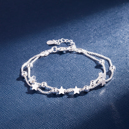 Silver Pentagram Bracelet