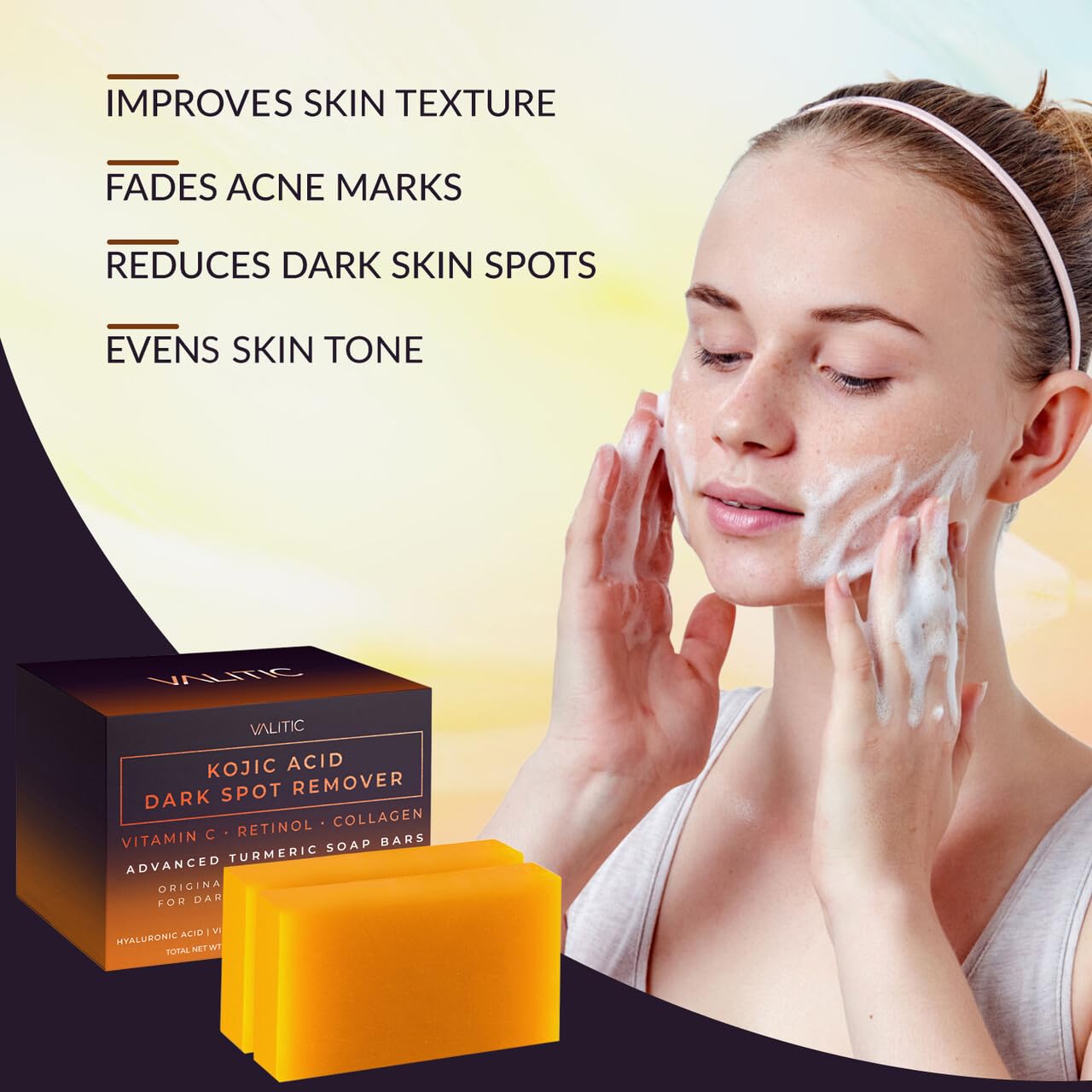 Kojic Acid Soap Skin Cleaning Facial Soap ⭐⭐⭐⭐⭐