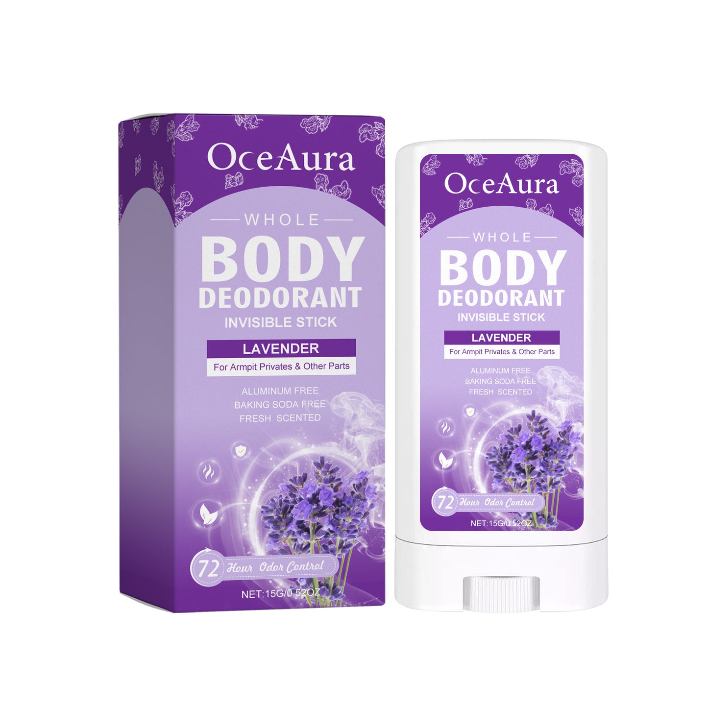 ✨ Lavender Scented Whole Body Deodorant Roll-On ⭐⭐⭐⭐⭐
