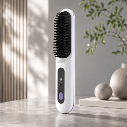 Ionic Hair Straightener Brush ⭐⭐⭐⭐⭐