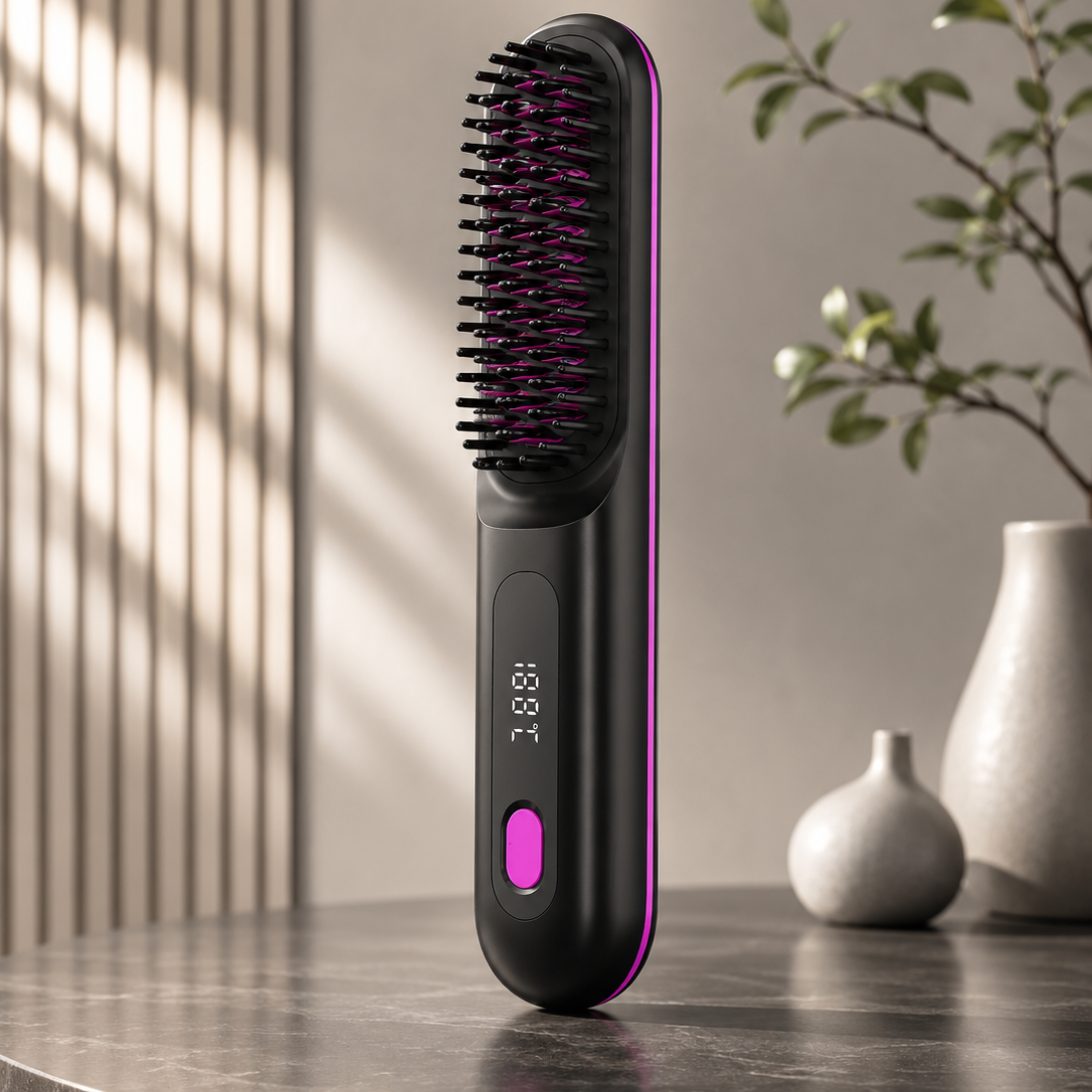 Ionic Hair Straightener Brush ⭐⭐⭐⭐⭐