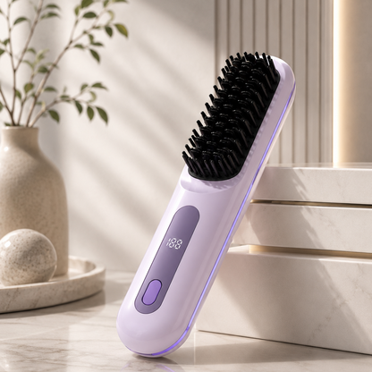 Ionic Hair Straightener Brush ⭐⭐⭐⭐⭐
